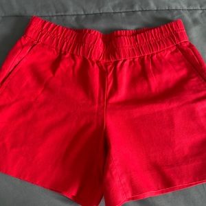 J crew pull up shorts